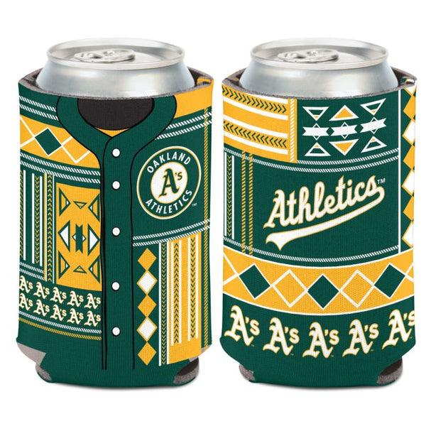 Wholesale-Oakland A's UGLY SWEATER Can Cooler 12 oz.