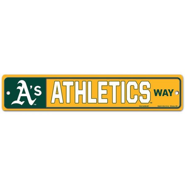 Wholesale-Oakland A's Way Street / Zone Sign 3.75" x 19"