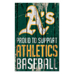 Wholesale-Oakland A's Wood Sign 11" x 17" 1/4" thick