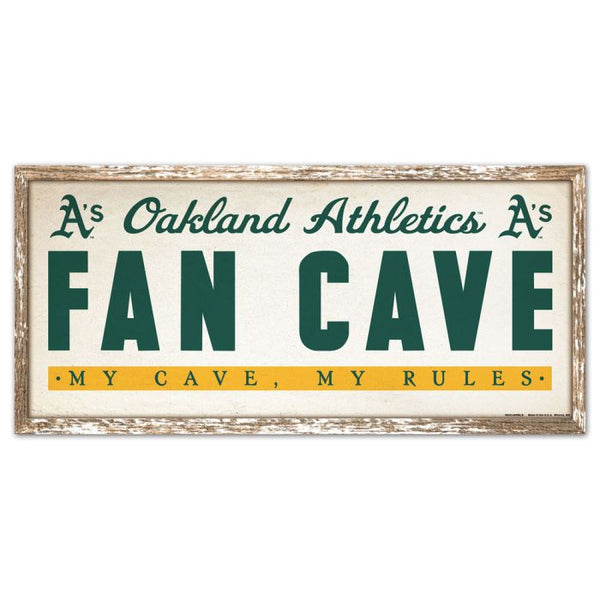 Wholesale-Oakland A's Wood Sign 8" x 17"
