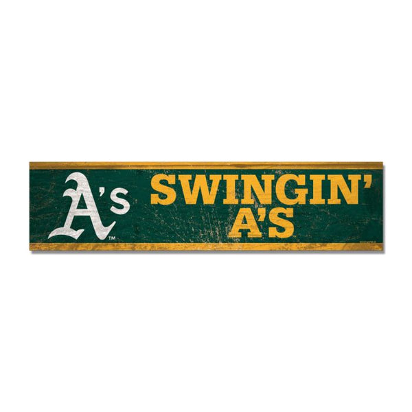 Wholesale-Oakland A's Wooden Magnet 1.5" X 6"