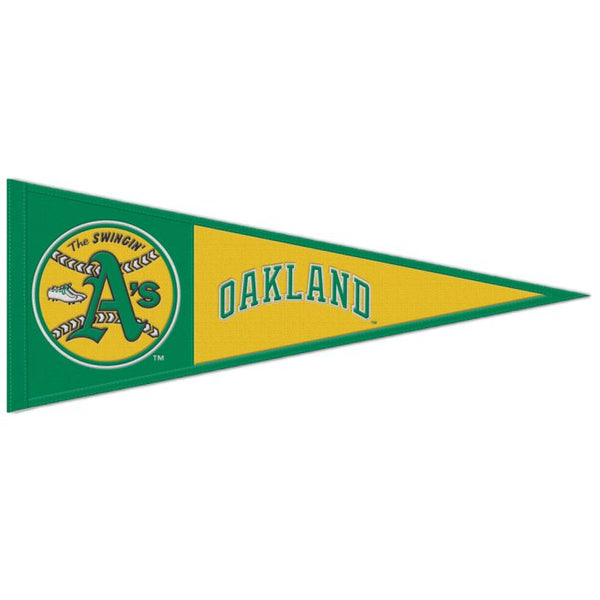 Wholesale-Oakland A's Wool Pennant 13" x 32"