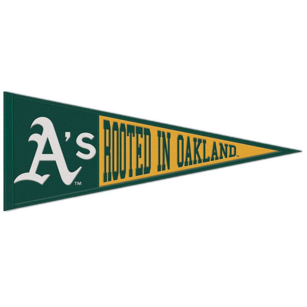 Wholesale-Oakland A's Wool Pennant 13" x 32"