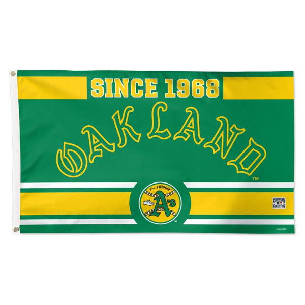 Wholesale-Oakland A's established Flag - Deluxe 3' X 5'