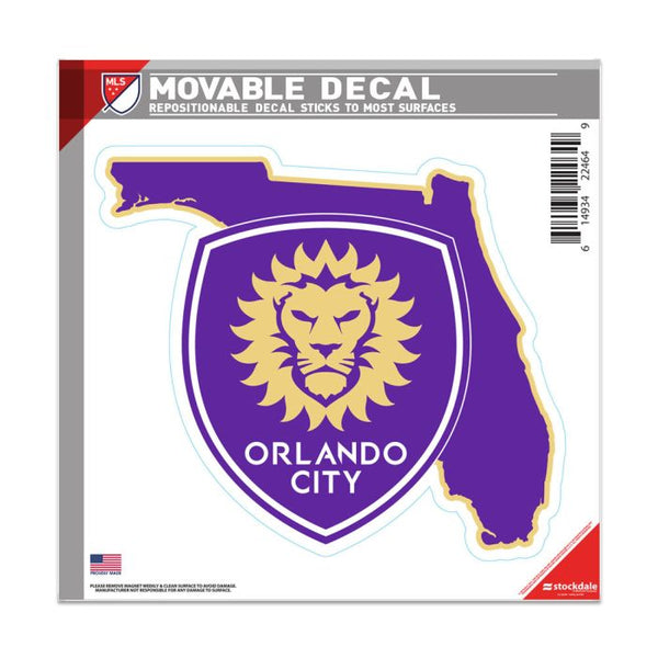 Wholesale-Orlando City SC All Surface Decal 6" x 6"