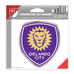 Wholesale-Orlando City SC Chrome Magnet 5.25 X 5.125