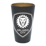 Wholesale-Orlando City SC Color 16 oz Silicone Pint Glass