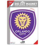 Wholesale-Orlando City SC Die Cut Logo Magnet 6.25" x 9"