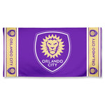 Wholesale-Orlando City SC Fiber Beach Towel 9lb 30" x 60"