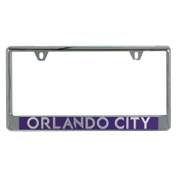 Wholesale-Orlando City SC Lic Plate Frame B/O Printed