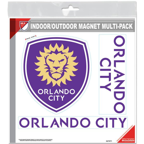 Wholesale-Orlando City SC Outdoor Magnet 8" x 8"
