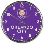 Wholesale-Orlando City SC PURPLE Chrome Clock