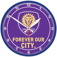 Wholesale-Orlando City SC Round Wall Clock 12.75"