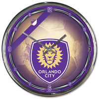 Wholesale-Orlando City SC SOCCER BALL Chrome Clock