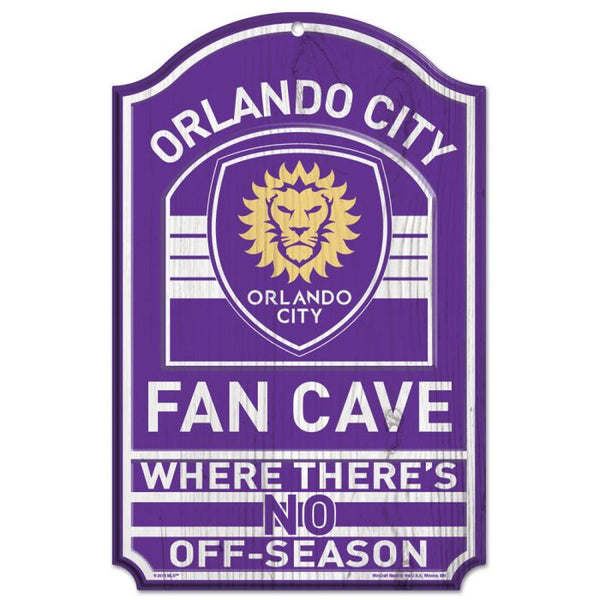 Wholesale-Orlando City SC Wood Sign 11" x 17" 1/4" thick