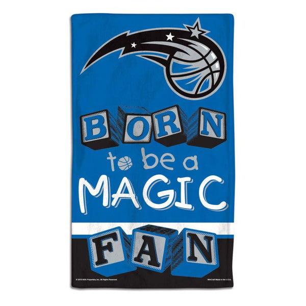 Wholesale-Orlando Magic BORN TO BE Burp Cloth 10" x 17"
