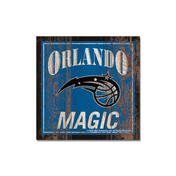 Wholesale-Orlando Magic Wooden Magnet 3" X 3"