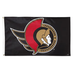 Wholesale-Ottawa Senators Black Flag - Deluxe 3' X 5'