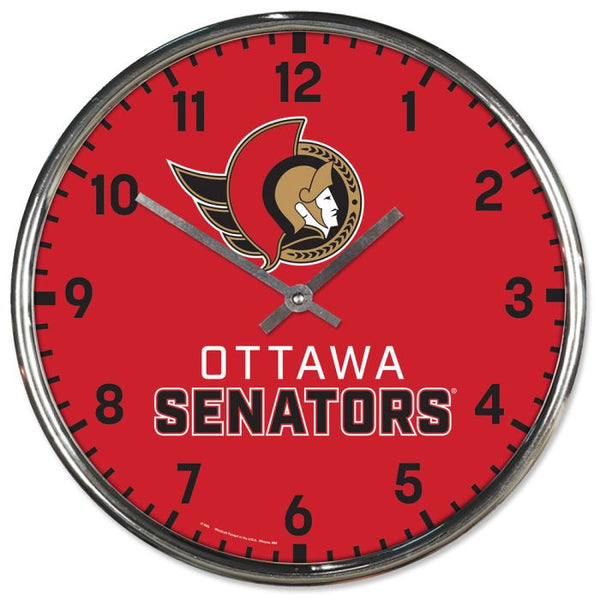 Wholesale-Ottawa Senators Chrome Clock