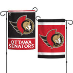 Wholesale-Ottawa Senators Garden Flags 2 sided 12.5" x 18"