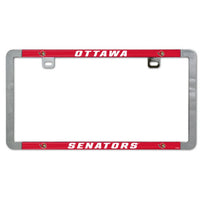 Wholesale-Ottawa Senators Metal Lic. Plate Frame Slim