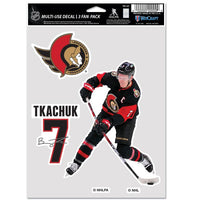 Wholesale-Ottawa Senators Multi Use 3 Fan Pack Brady Tkachuk