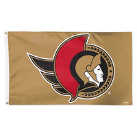 Wholesale-Ottawa Senators TAN Flag - Deluxe 3' X 5'