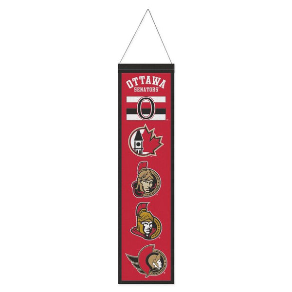 Wholesale-Ottawa Senators Wool Banner 8" x 32"