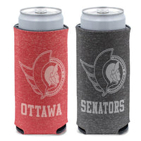 Wholesale-Ottawa Senators colored heather 12 oz Slim Can Cooler