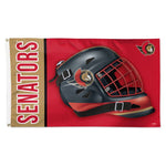 Wholesale-Ottawa Senators mask Flag - Deluxe 3' X 5'