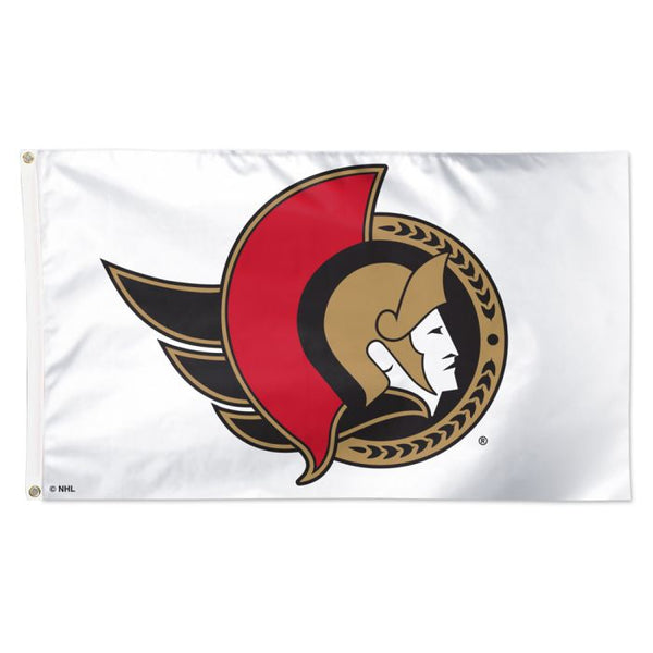 Wholesale-Ottawa Senators white Flag - Deluxe 3' X 5'