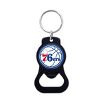 Wholesale-Philadelphia 76ers Black Bottle Opener Key Ring