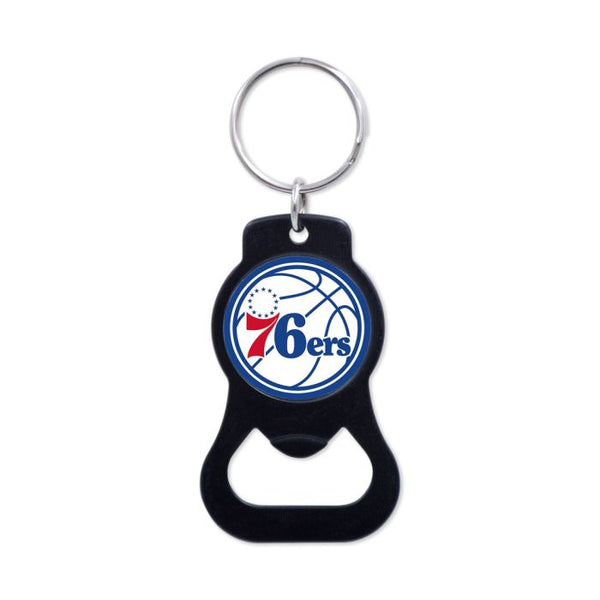 Wholesale-Philadelphia 76ers Black Bottle Opener Key Ring