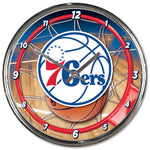 Wholesale-Philadelphia 76ers Chrome Clock