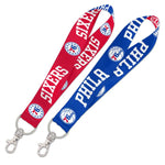 Wholesale-Philadelphia 76ers Lanyard Key Strap 1"