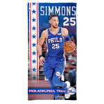 Wholesale-Philadelphia 76ers Spectra Beach Towel 30" x 60" Ben Simmons