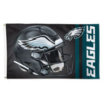 Wholesale-Philadelphia Eagles Alternate Helmet Flag - Deluxe 3' X 5'