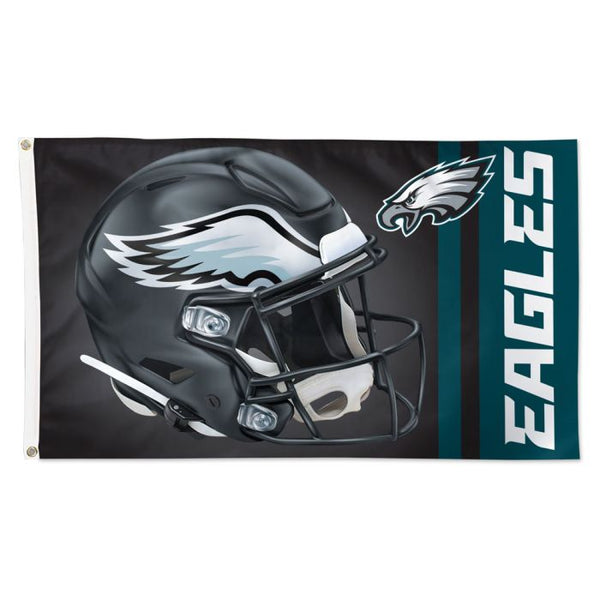 Wholesale-Philadelphia Eagles Alternate Helmet Flag - Deluxe 3' X 5'