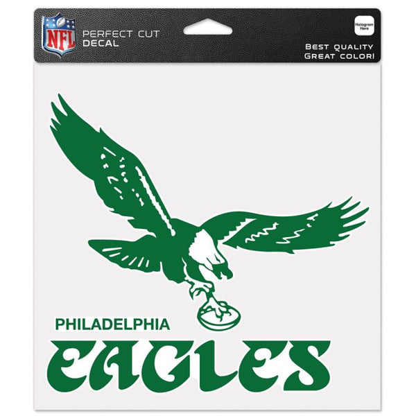 Wholesale-Philadelphia Eagles / Classic Logo Retro Perfect Cut Color Decal 8" x 8"
