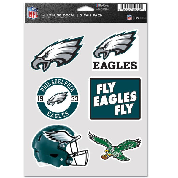Wholesale-Philadelphia Eagles Multi Use 6 Fan Pack