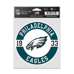 Wholesale-Philadelphia Eagles Patch Fan Decals 3.75" x 5"
