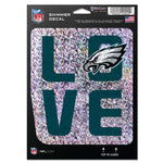 Wholesale-Philadelphia Eagles Shimmer Decals 5" x 7"