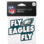 Wholesale-Philadelphia Eagles Slogan Perfect Cut Color Decal 4" x 4"