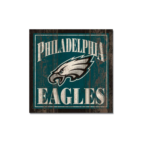 Wholesale-Philadelphia Eagles Wooden Magnet 3" X 3"