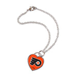Wholesale-Philadelphia Flyers Bracelet w/3D Heart