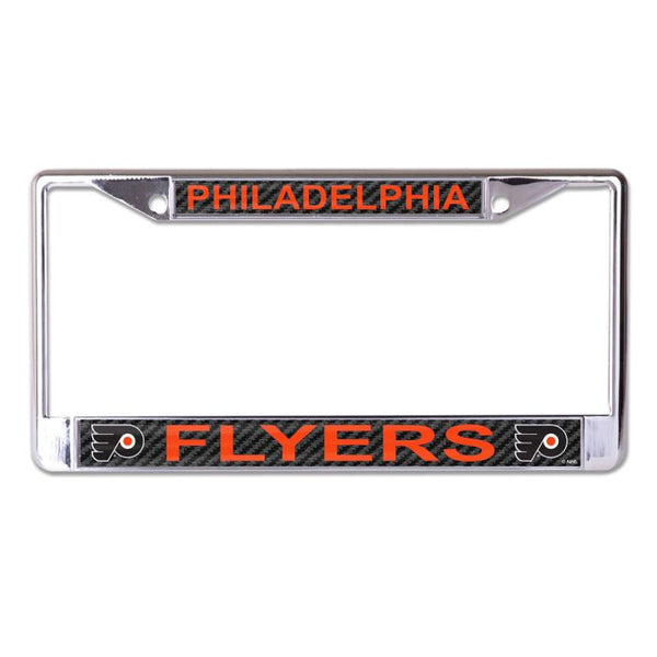 Wholesale-Philadelphia Flyers CARBON Lic Plt Frame S/L Printed