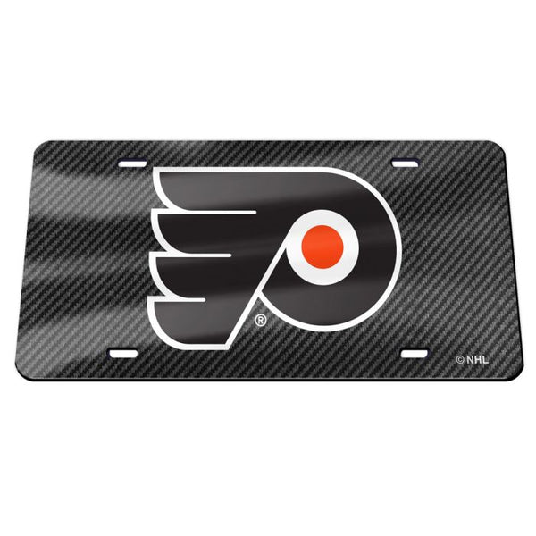 Wholesale-Philadelphia Flyers CARBON Specialty Acrylic License Plate