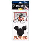 Wholesale-Philadelphia Flyers / Disney Disney Perfect Cut Decal Set of two 4"x4"