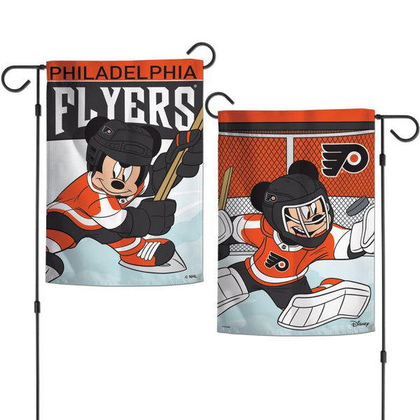 Wholesale-Philadelphia Flyers / Disney Garden Flags 2 sided 12.5" x 18"