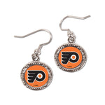 Wholesale-Philadelphia Flyers Earrings Jewelry Carded Round